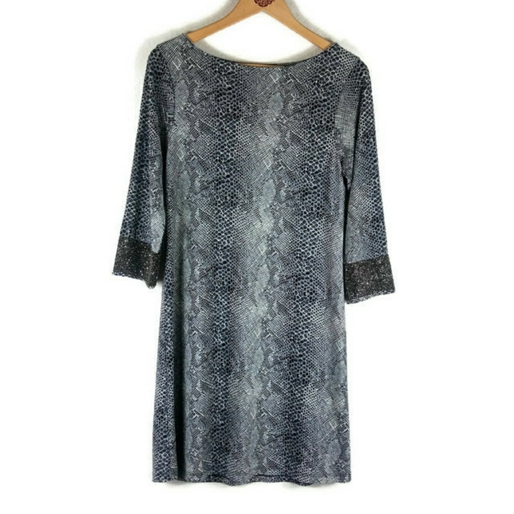 Veronicam Snake Print Dress Stretch